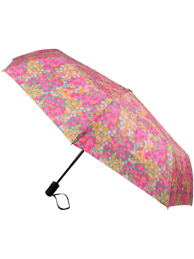 Folde paraply med blomster print