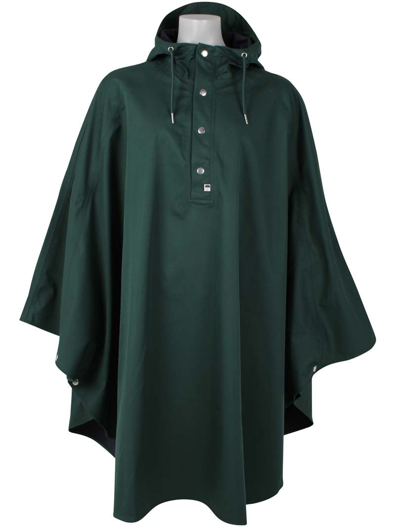 Regn poncho i grøn. Regnslag fra Danefæ