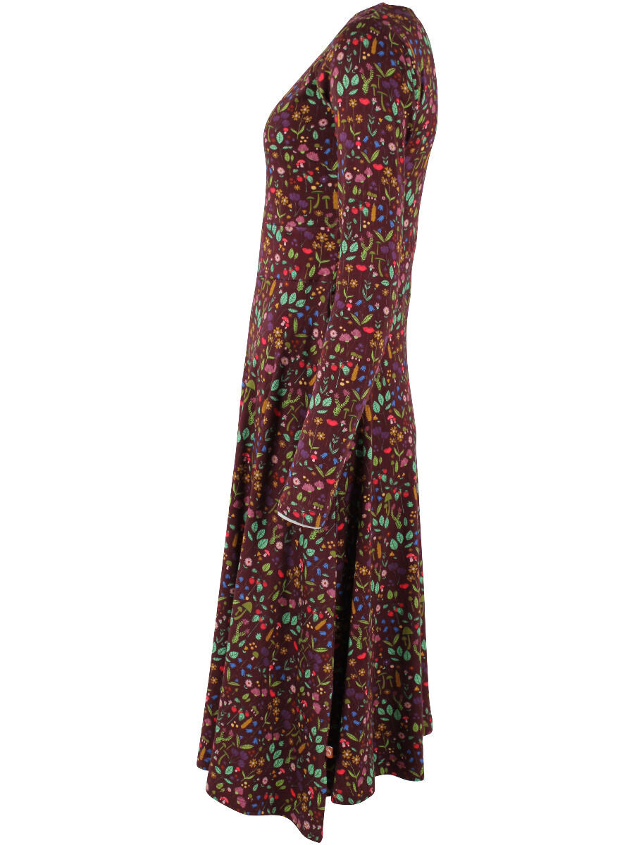 Danesigrid Interlock Dress Dark Bordeaux BOTANICAL