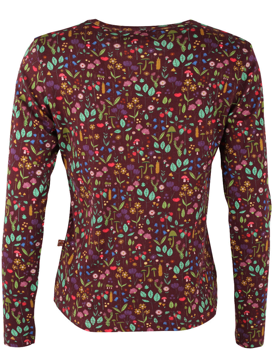 Danelotte Heavy Interlock Tee Dark Bordeaux BOTANICAL