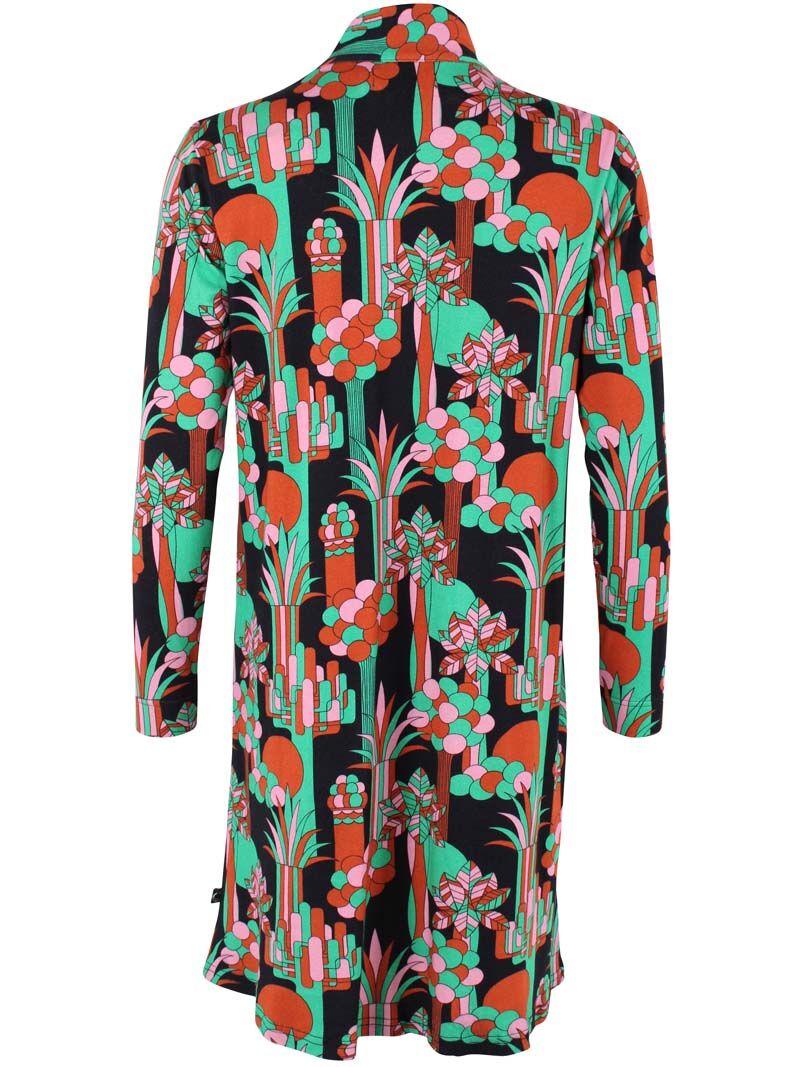 Danekronborg Heavy Interlock Dress Black FLOWFOREST