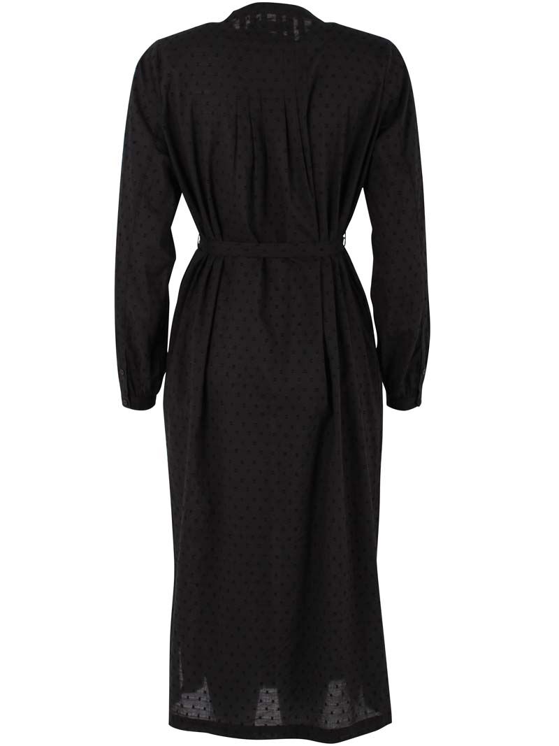 Danecake Cotton Dot Dress Black