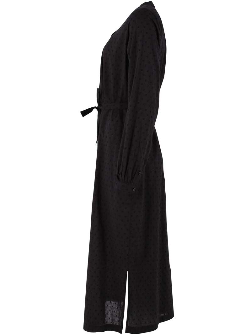 Danecake Cotton Dot Dress Black
