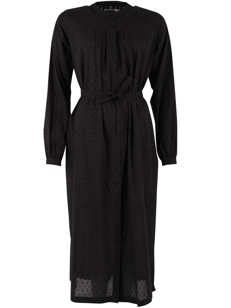 Danecake Cotton Dot Dress Black