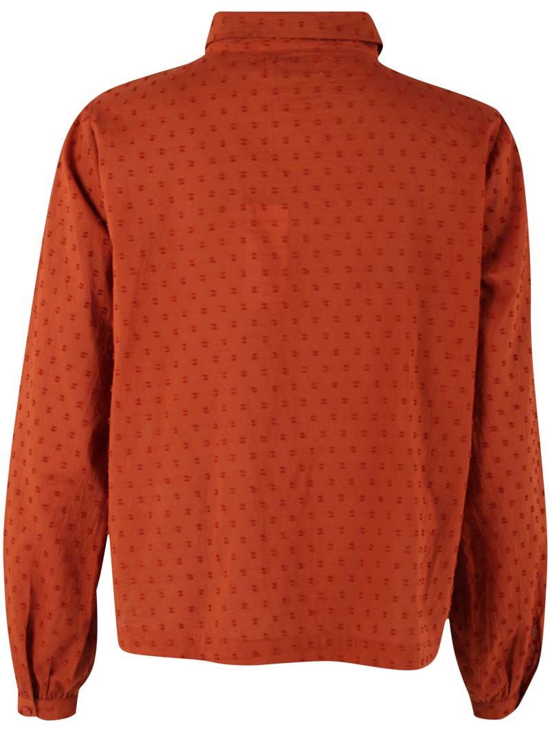 Danenovember Cotton Dot Shirt Rust