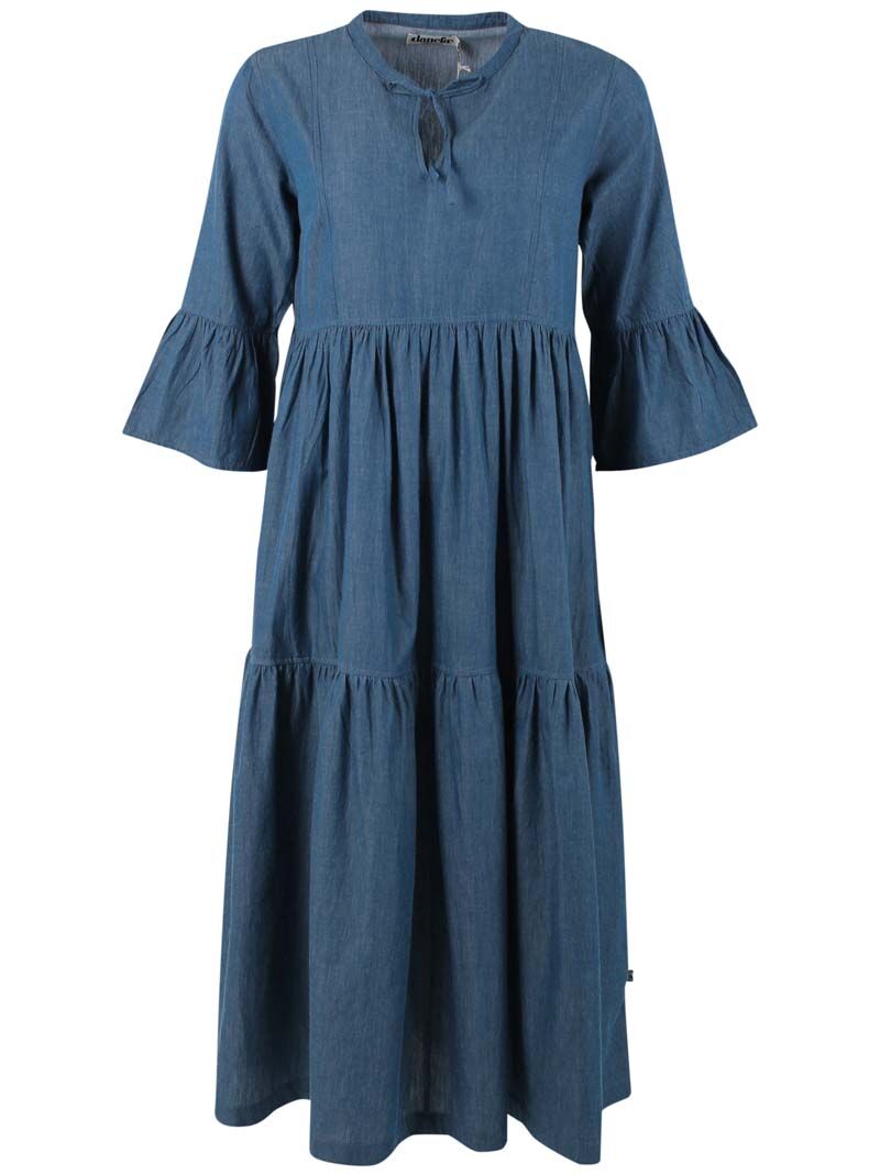 Danekamelia Chambrey Dress Dark Indigo