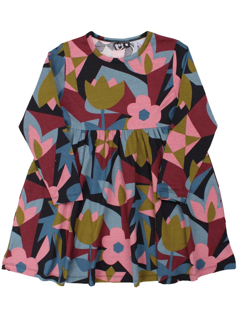 Danepopsicle Interlock Dress Black GEOFLEUR