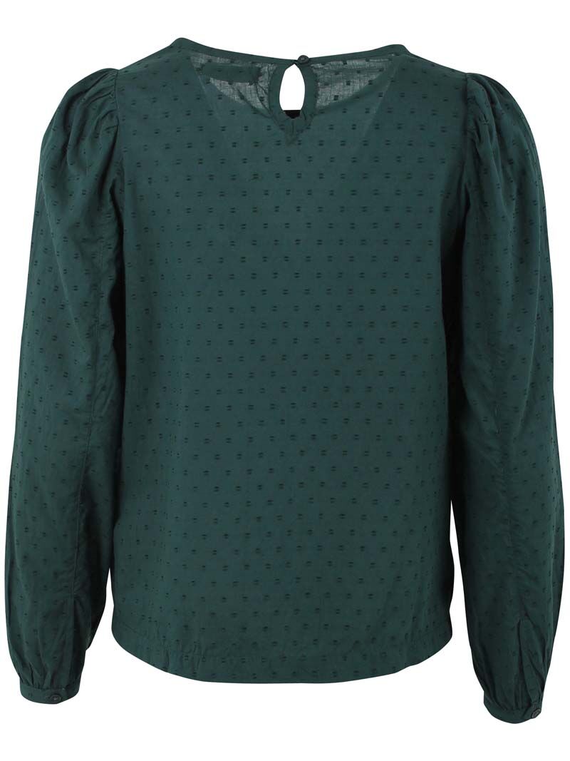 Danebette Cotton Dot Shirt Dark Duck