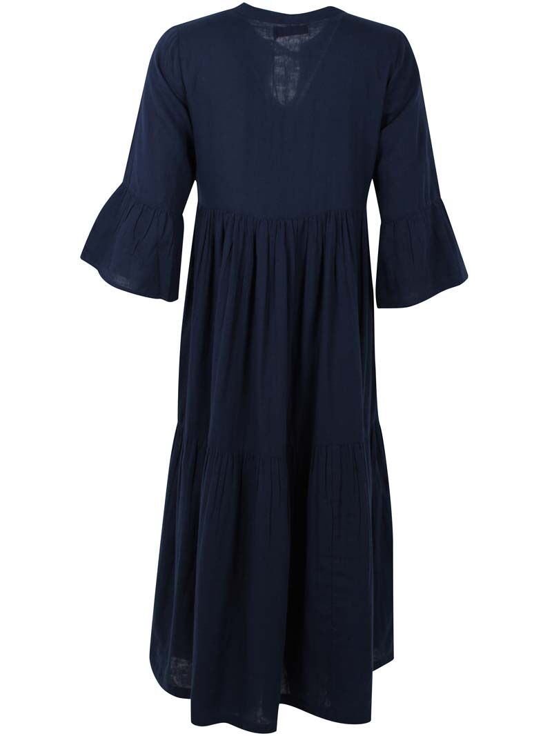 Danekamelia Cloth Dress Dark Navy