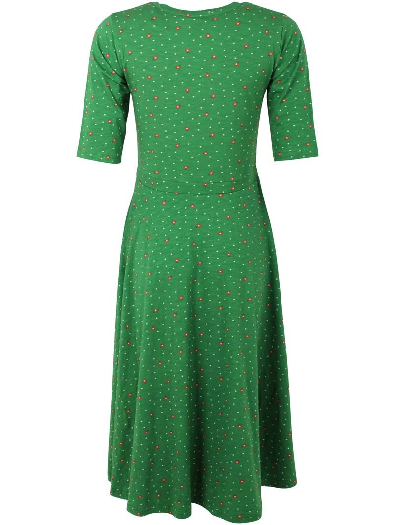 Danandersen Slub Dress Grass Green SPRINKLE