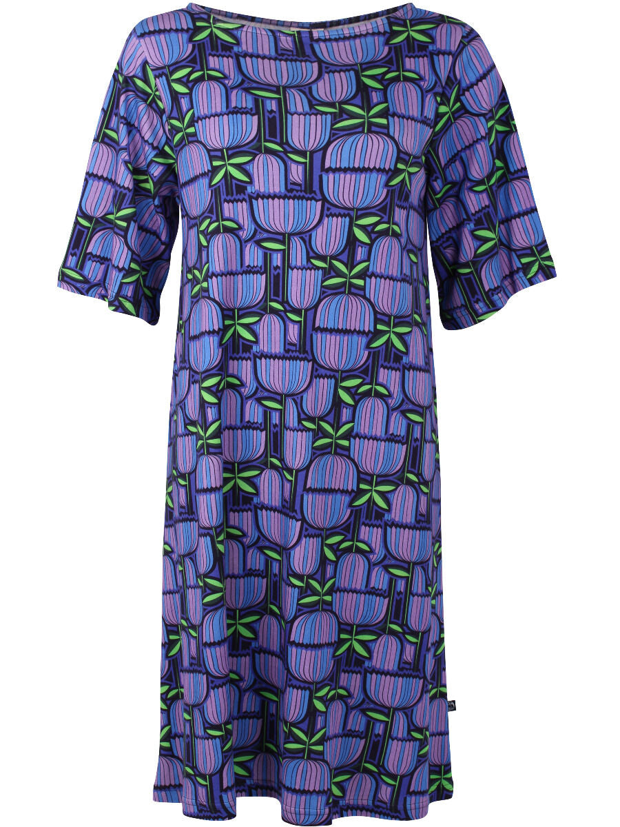 Danesymfoni Interlock Dress Navy GERMANITE