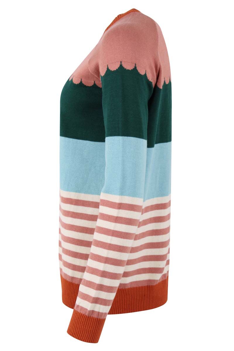 Danehappy Cotton Knit Sweater Multicolor 2