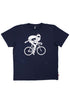 Herre t-shirt med cyklende viking