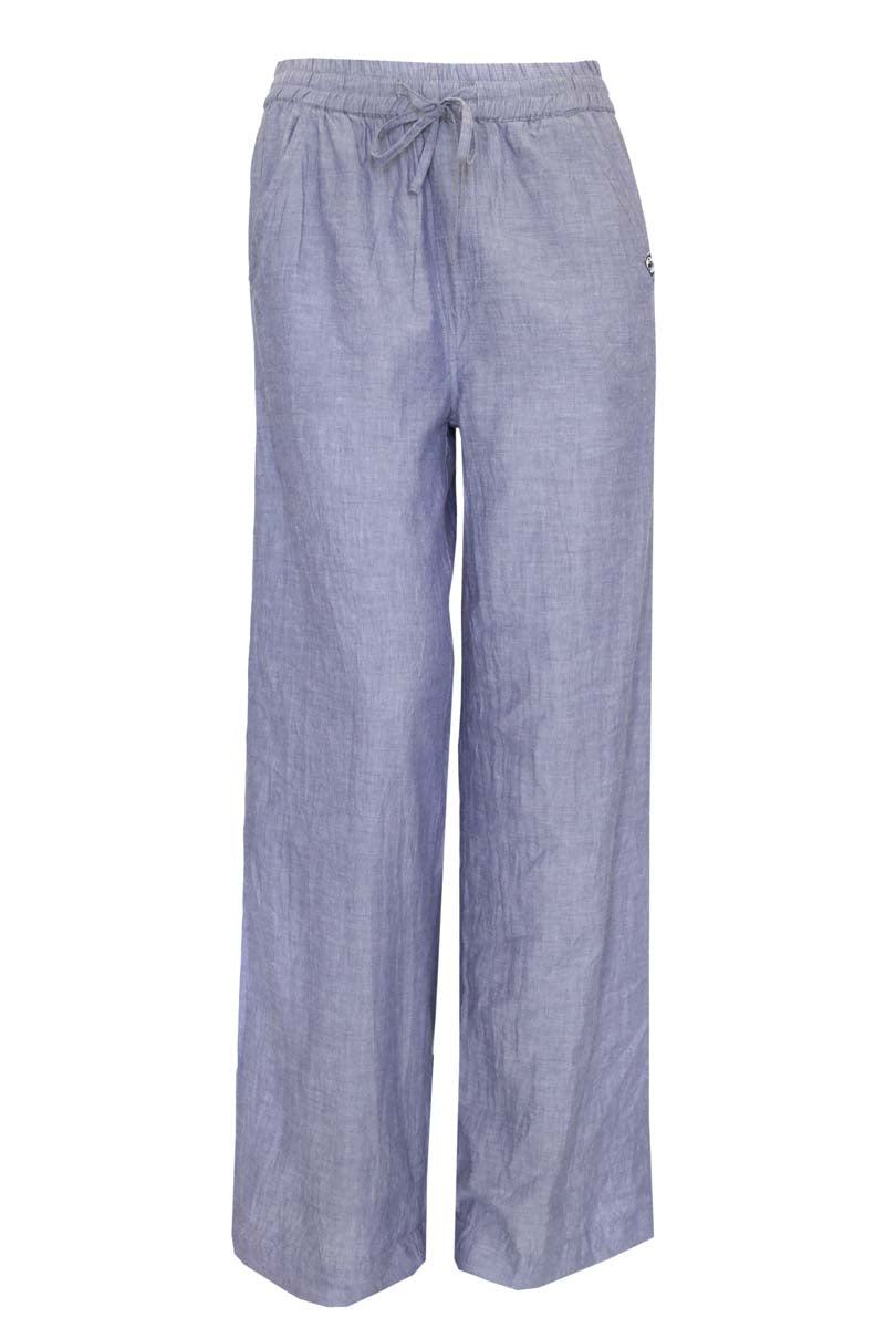 Danenynne Chambrey Pants - Denim blue