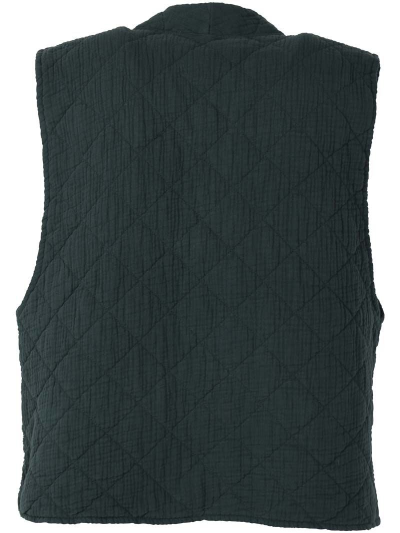 Danevibeke Quilt Vest Dk Forest