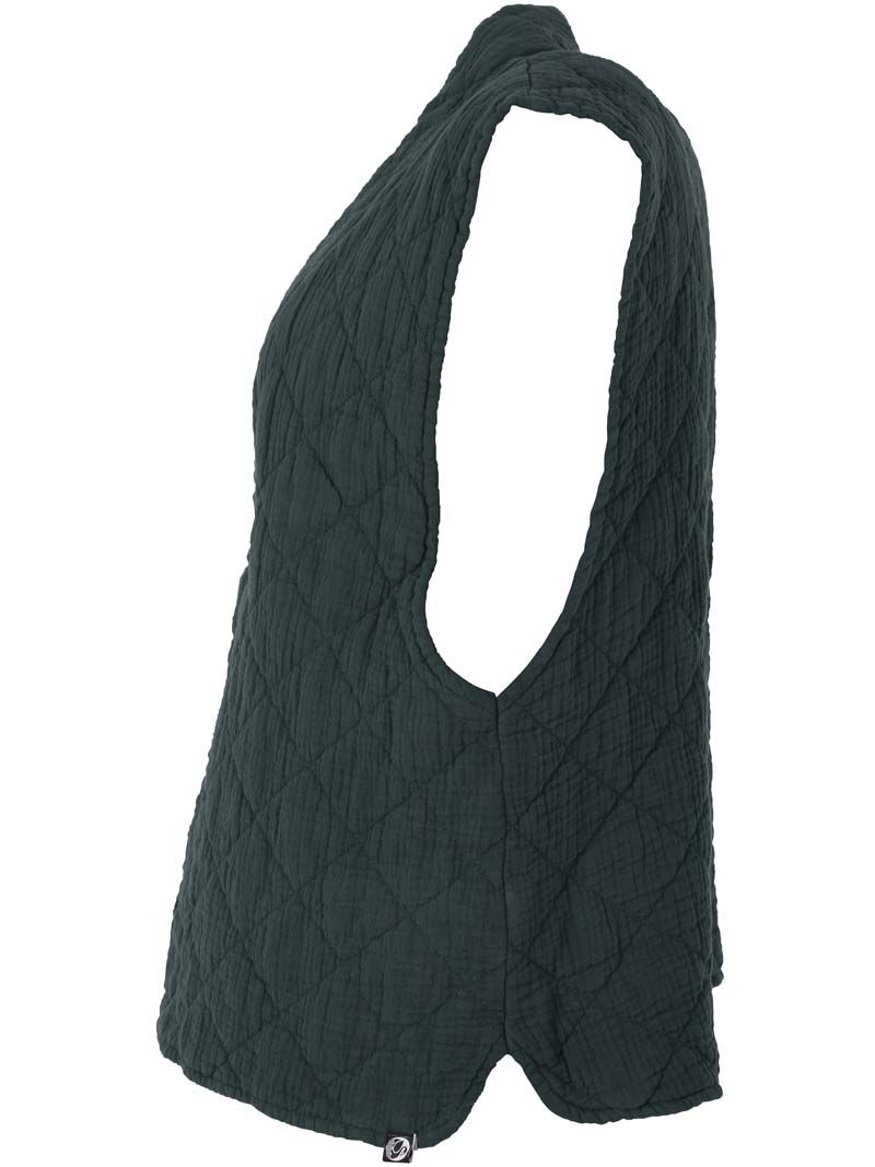 Danevibeke Quilt Vest Dk Forest