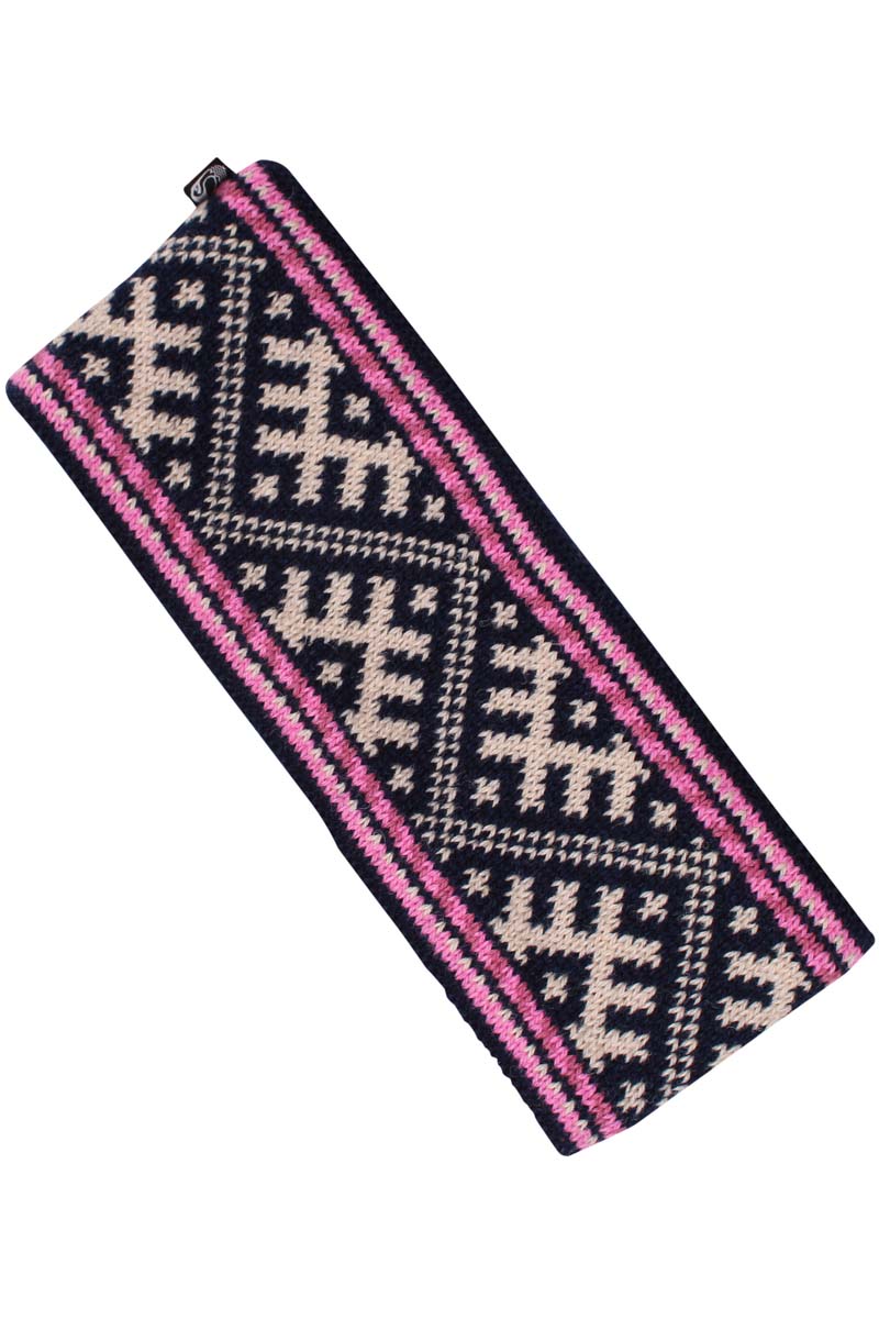 Danelangrend Wool Headband Navy/Offwhite