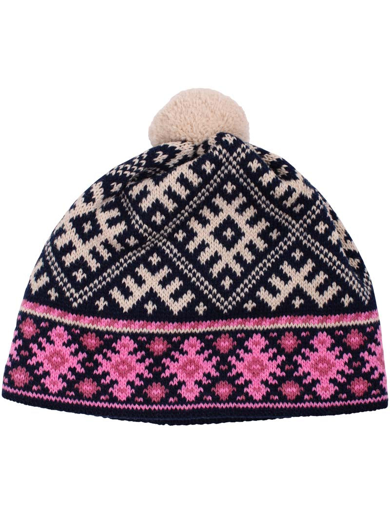 Danelsdyr Wool Beanie Navy/Offwhite