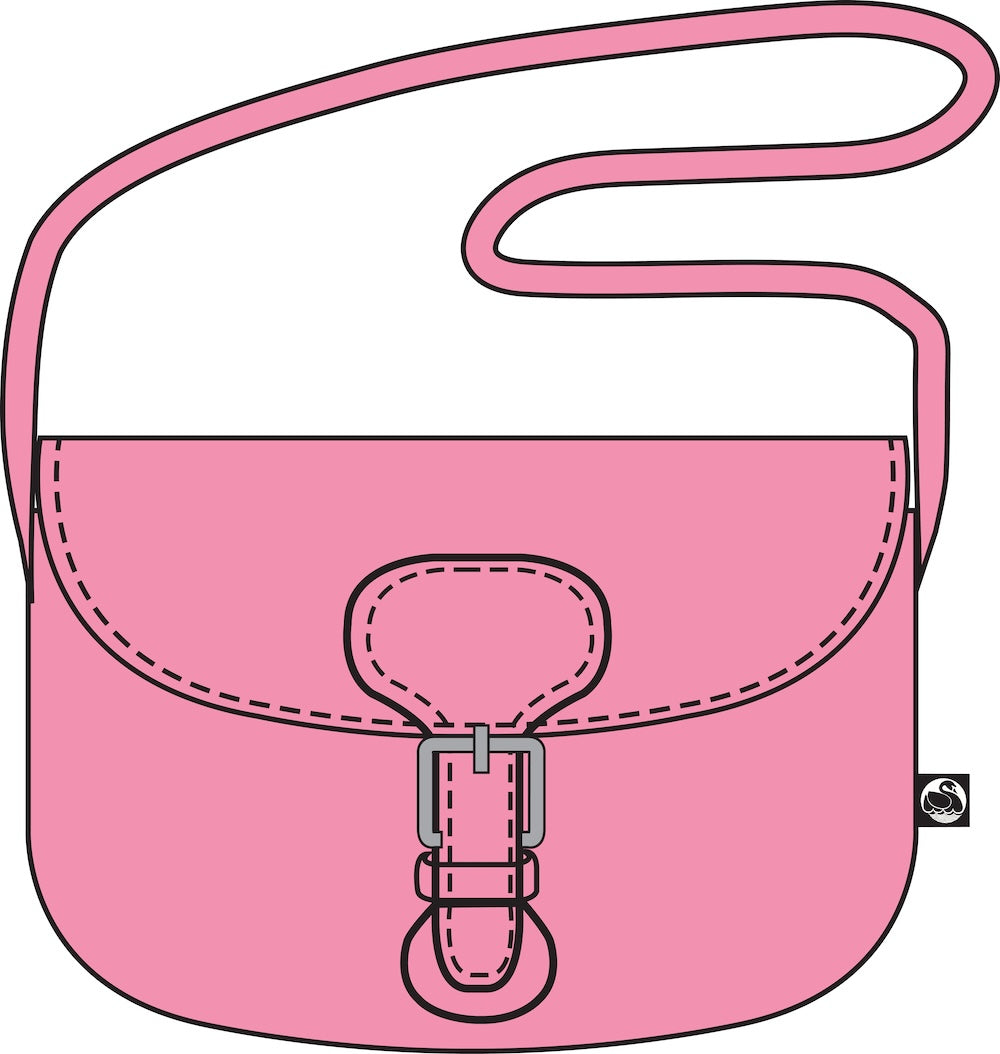 Danebernadotte Leather Shoulder Bag Flamingo