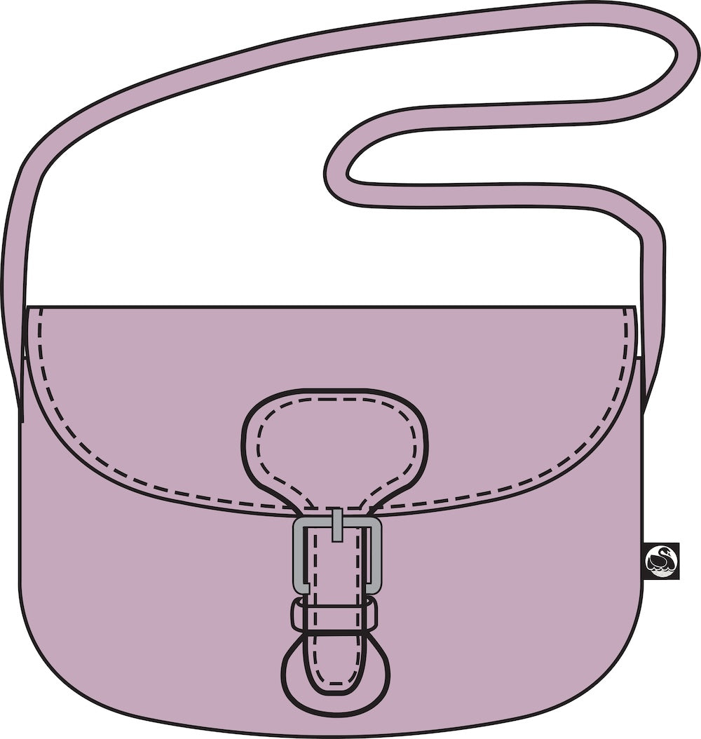 Danebernadotte Leather Shoulder Bag Lilac