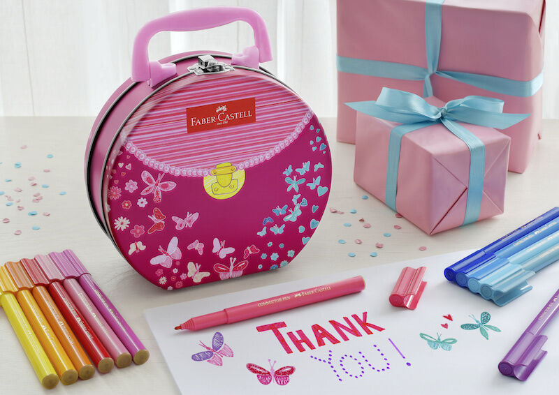 Faber Castell Tusser Connector Håndtaske ASS. Colors 33 Stk