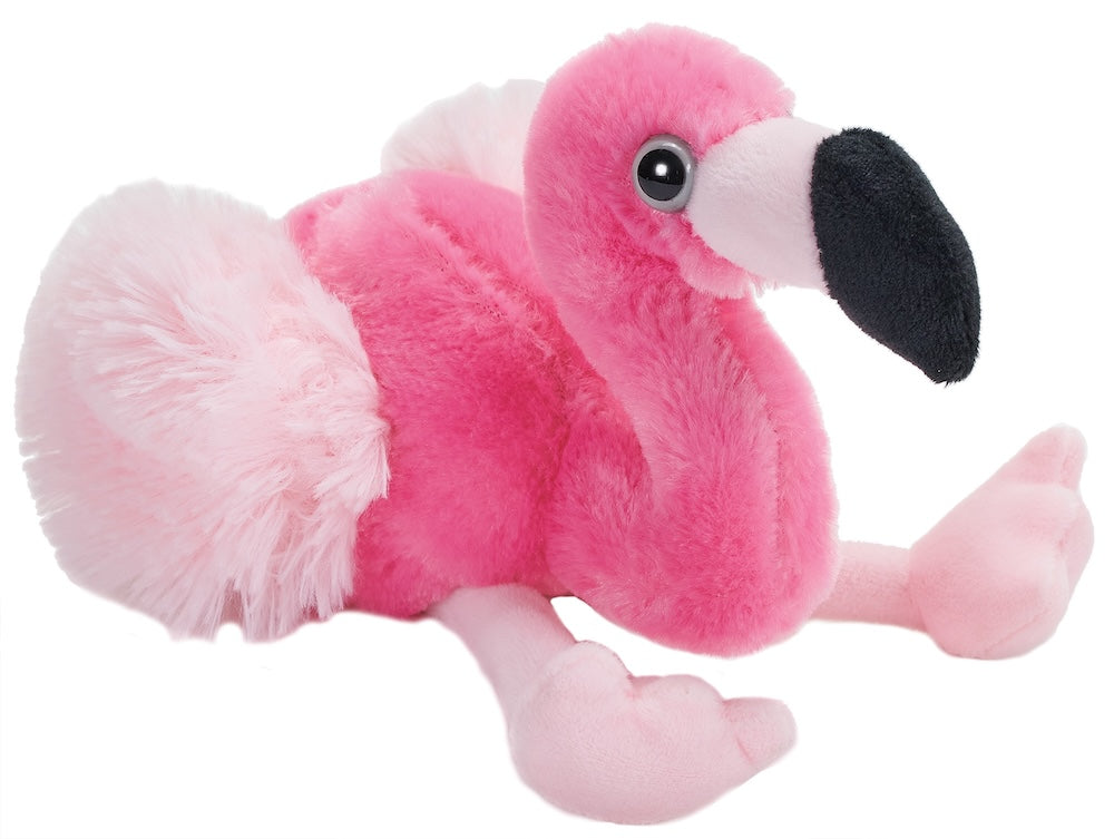 Mini Flamingo Plush Soft stuffed animal from Wild Republic Danefae