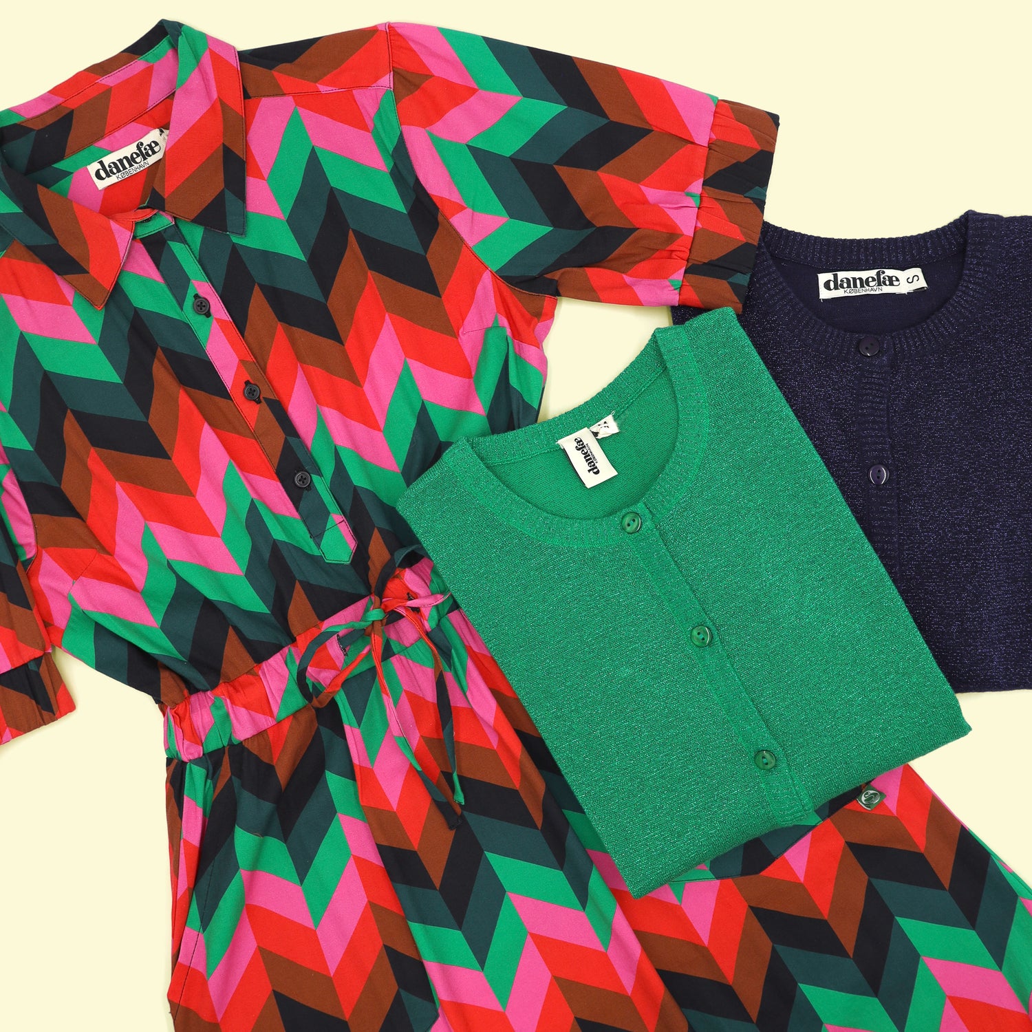 Danesusanne Poplin Dress Black ROYAL COURT