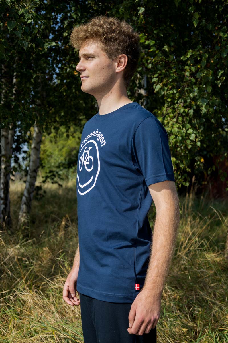 CYCLECPH Smilecycle Tee Navy CYCLE (white)