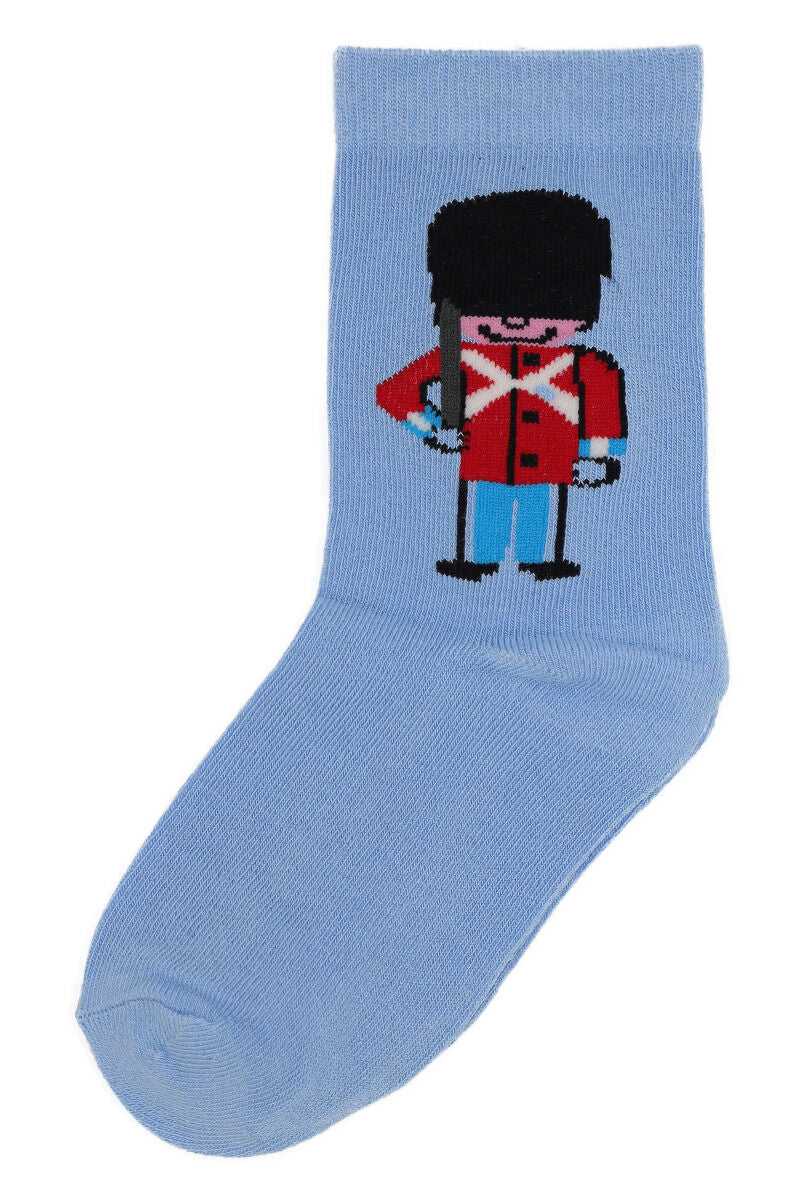 Danedanmark Kids Socks Lt Blue SOLDAT