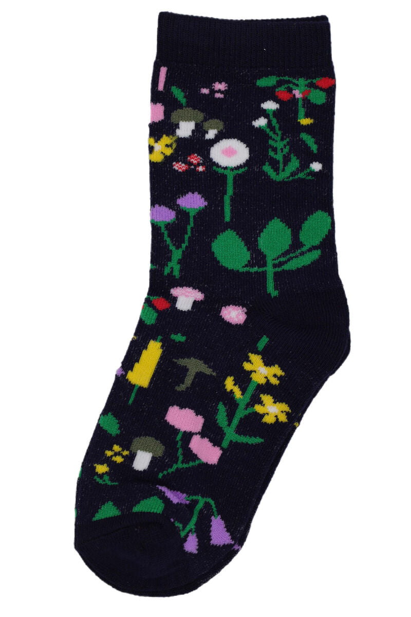 Danesocks Black Botanical