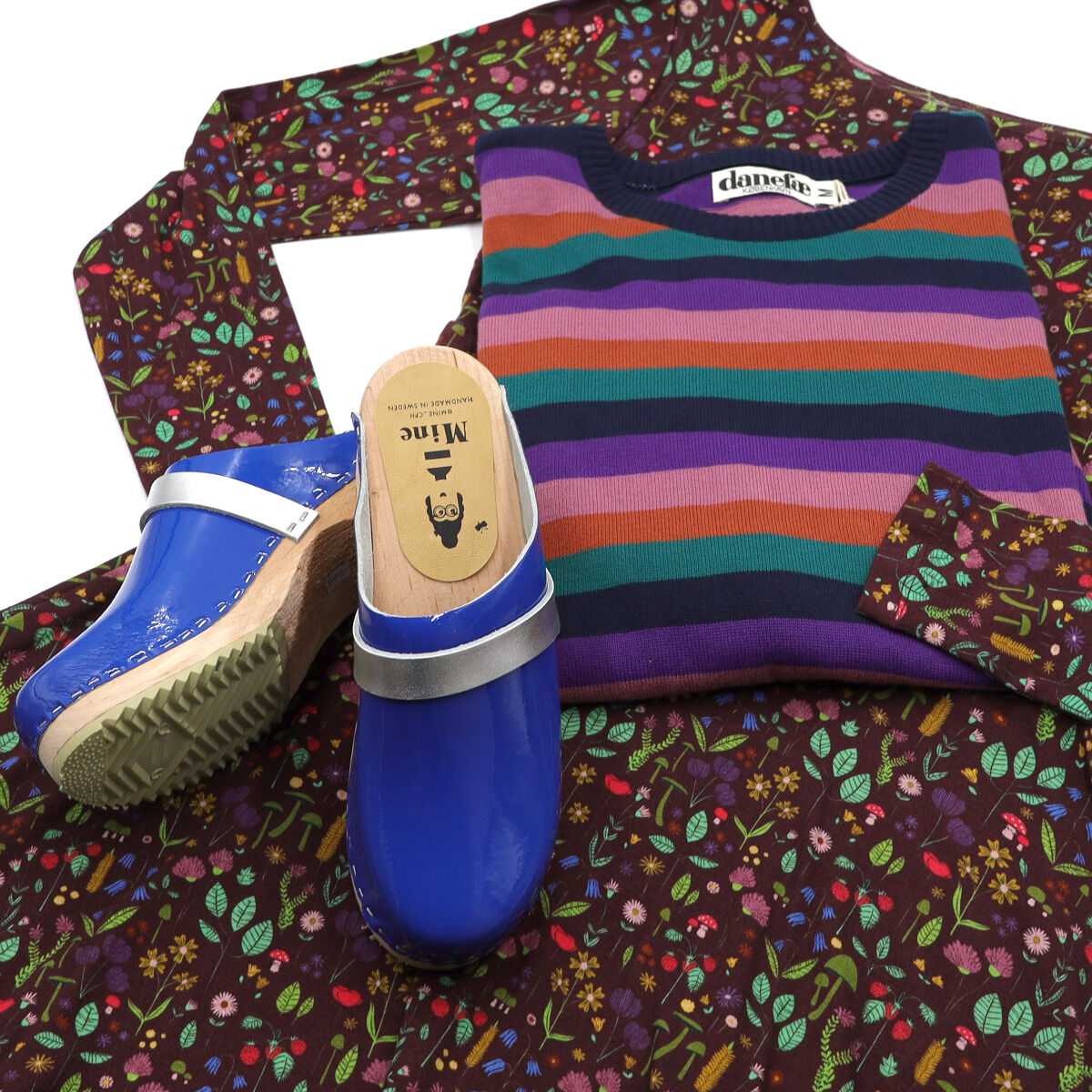 Danesigrid Interlock Dress Dark Bordeaux BOTANICAL