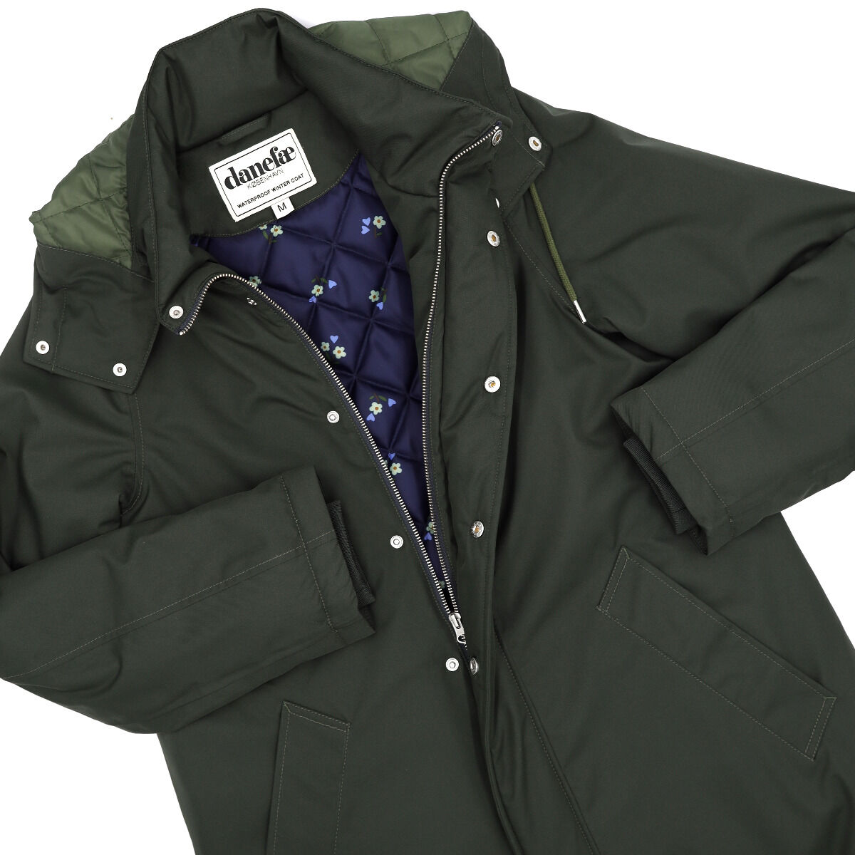 Danemargrethe Winter Coat Dark Army