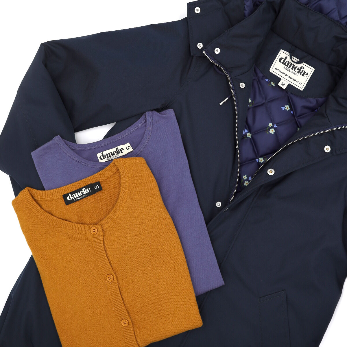 Danemargrethe Winter Coat Dk Navy