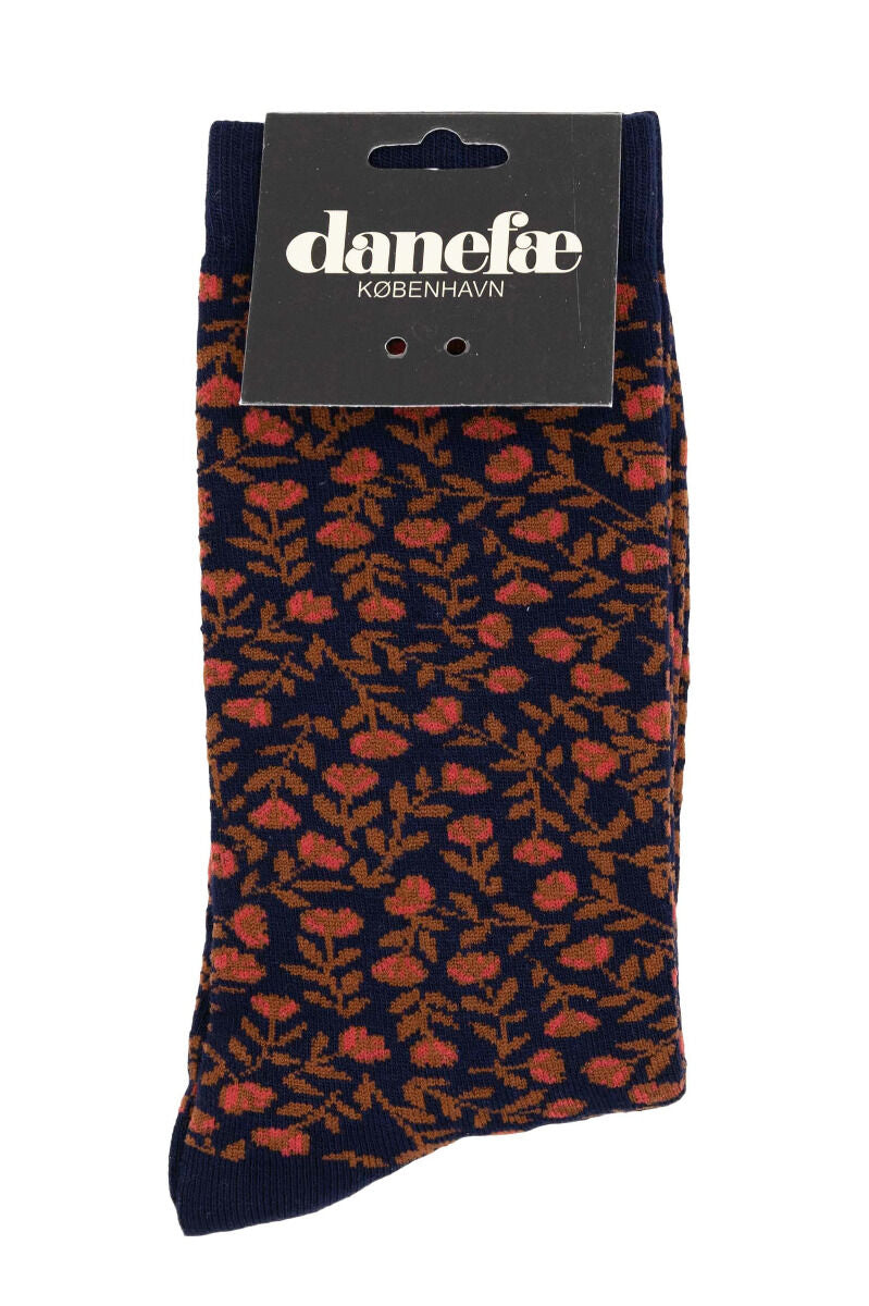 Danewalk with me Socks Deep Marine FLEURIE