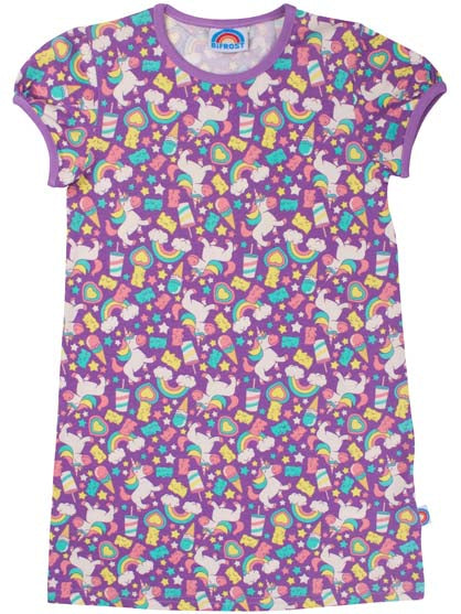 BIFROST - Fantasy Nightgown Lila Unicorn