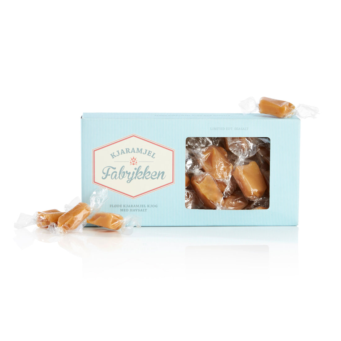 Lakriseriet Flødekarameller m/ mandler & havsalt