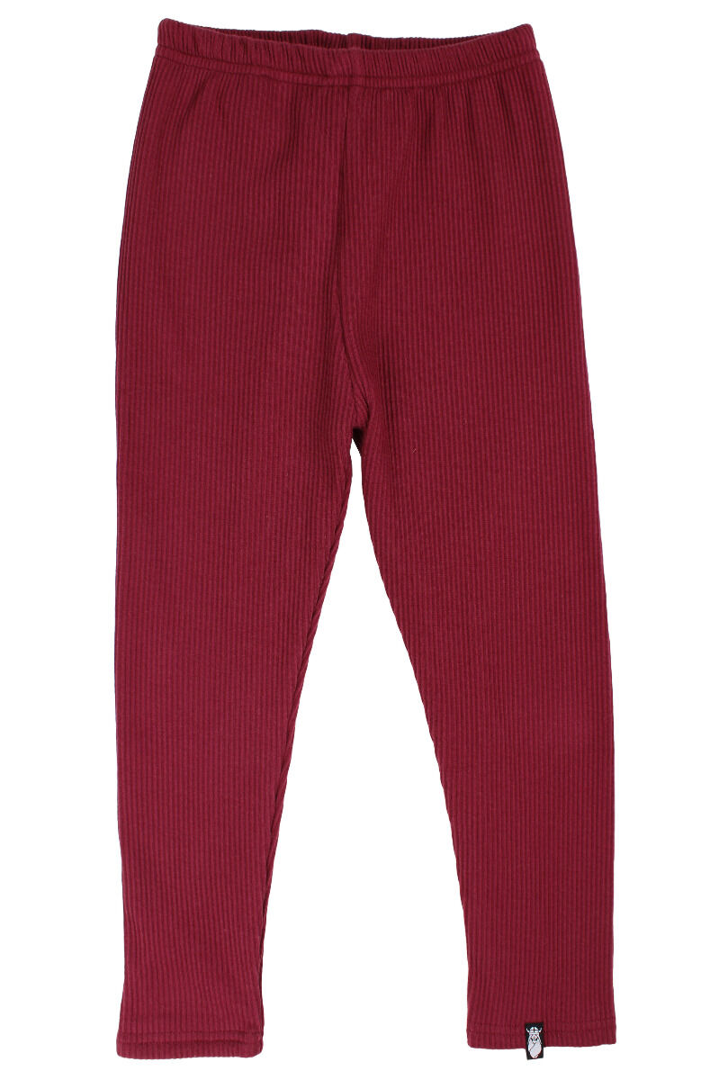 ESS - Danewarm Fleece Leggings Bordeaux