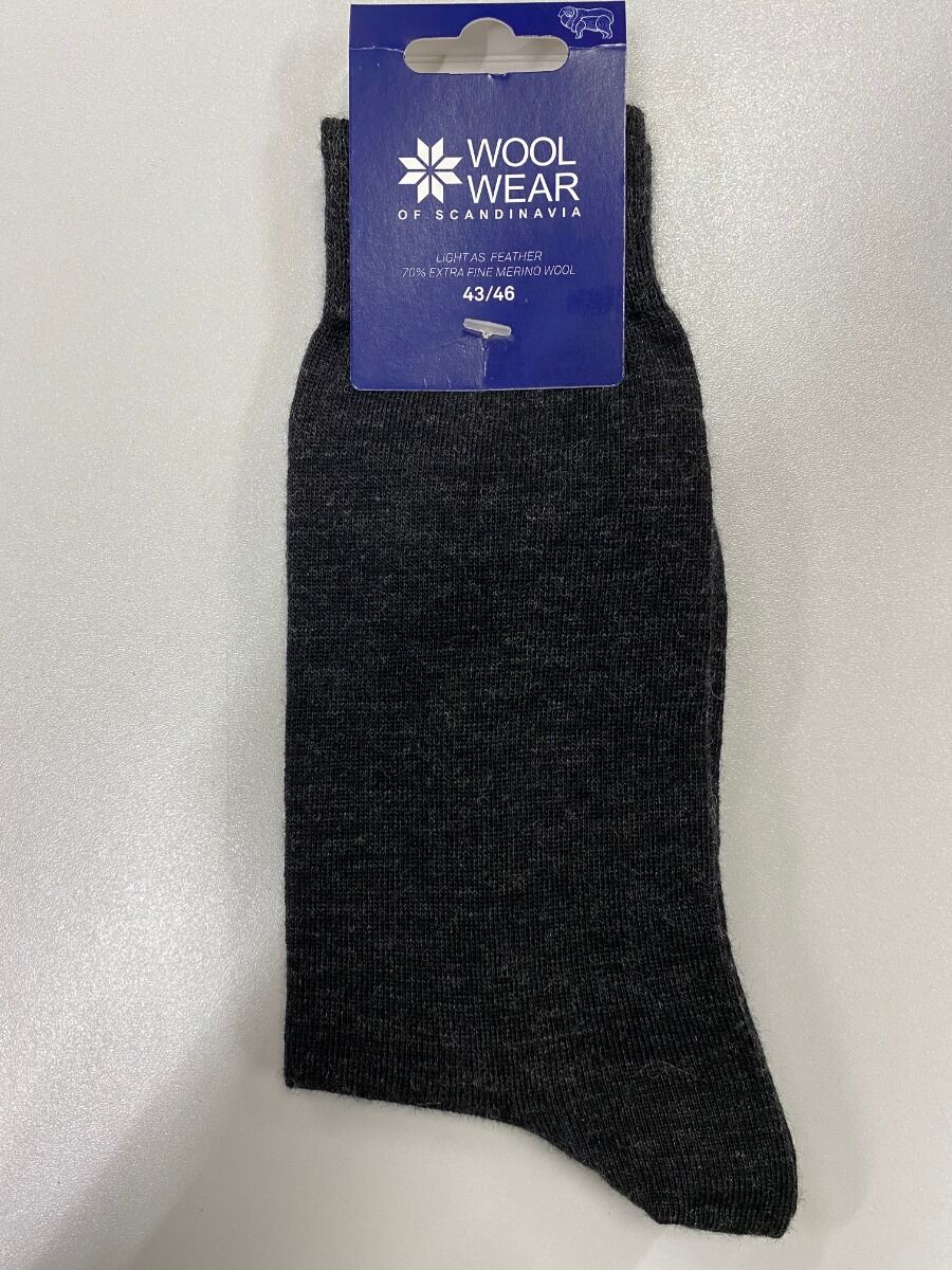 WOOLWEAR Uldsokker Dressed Koks nr.26C