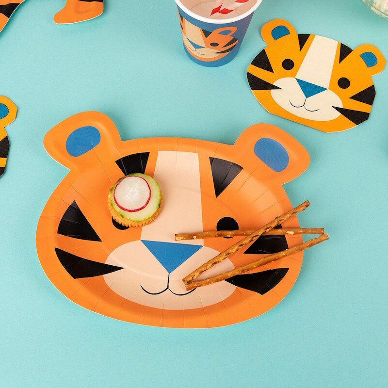 RL Paper Plates Ziggy the tiger
