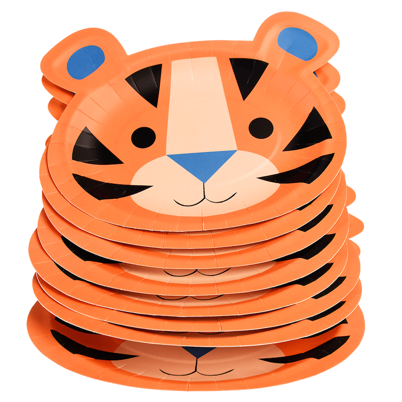 RL Paper Plates Ziggy the tiger