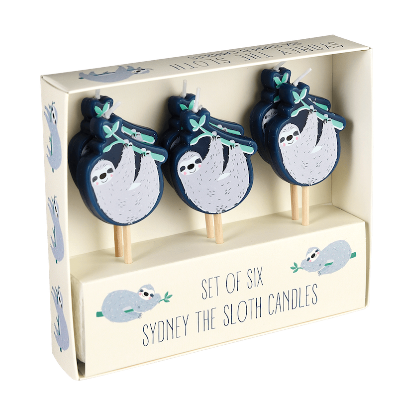 RL Party Candles - 6 stk Sydney the sloth