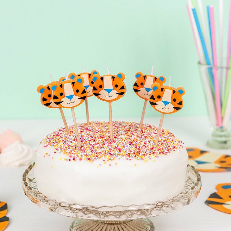 RL Party Candles - 6 stk Ziggy the tiger