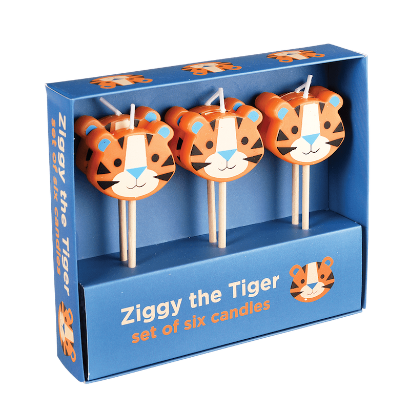 RL Party Candles - 6 stk Ziggy the tiger