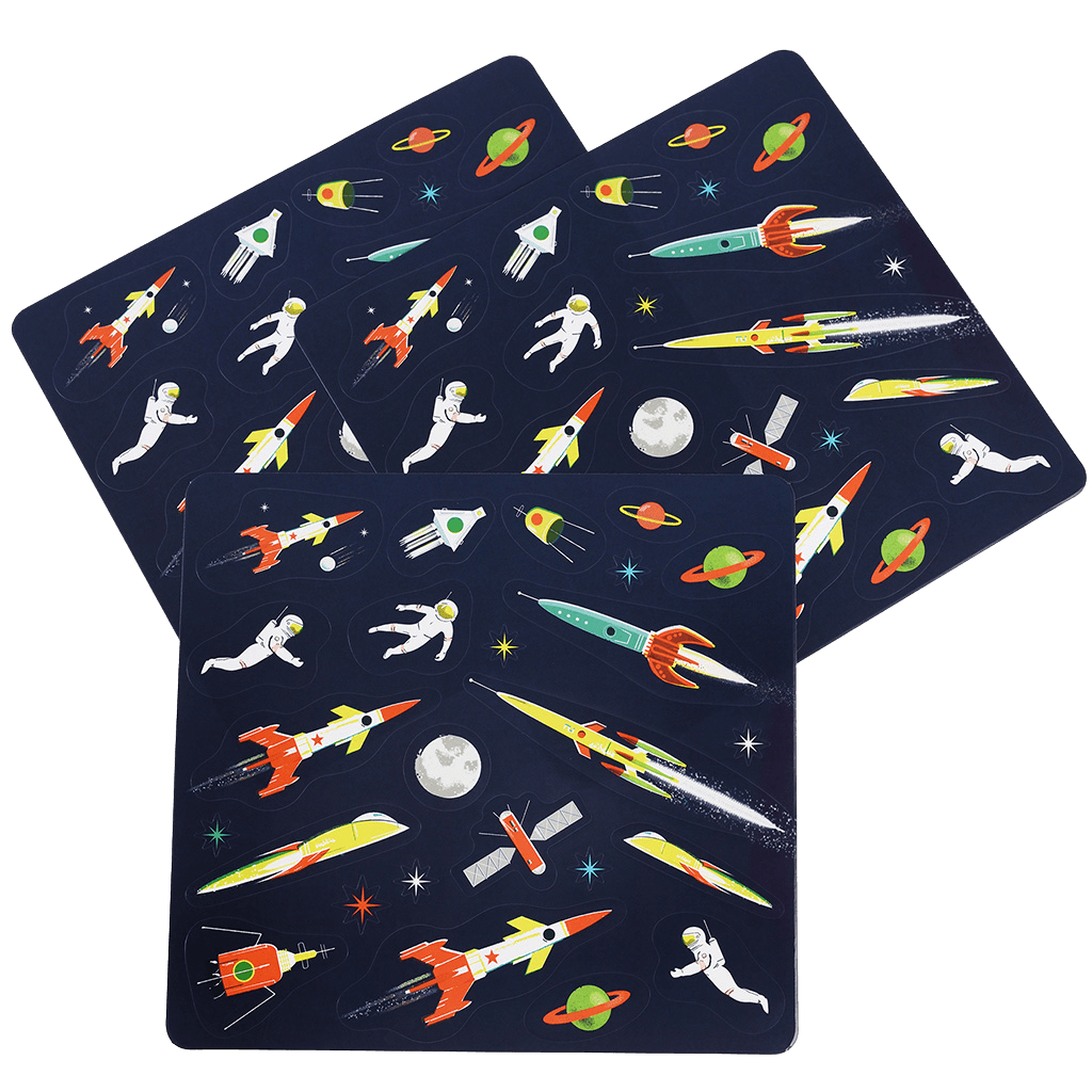 RL Stickers - 3 Sheets Space Age