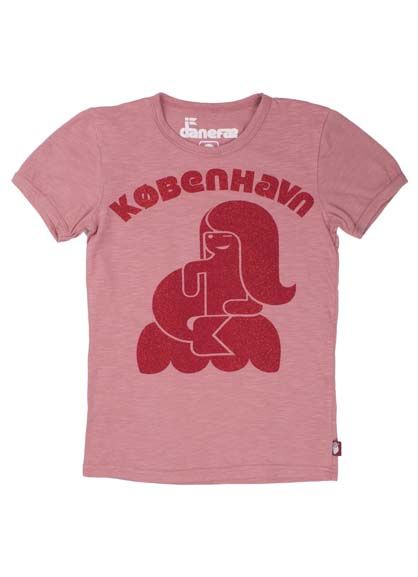 T-shirt til børn med havfrue
