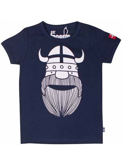 t-shirt til børn med viking