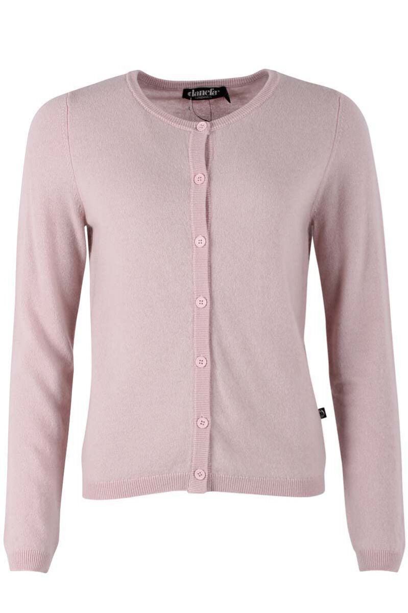 ESS - Forget me not Merino Cardigan Powder Pink