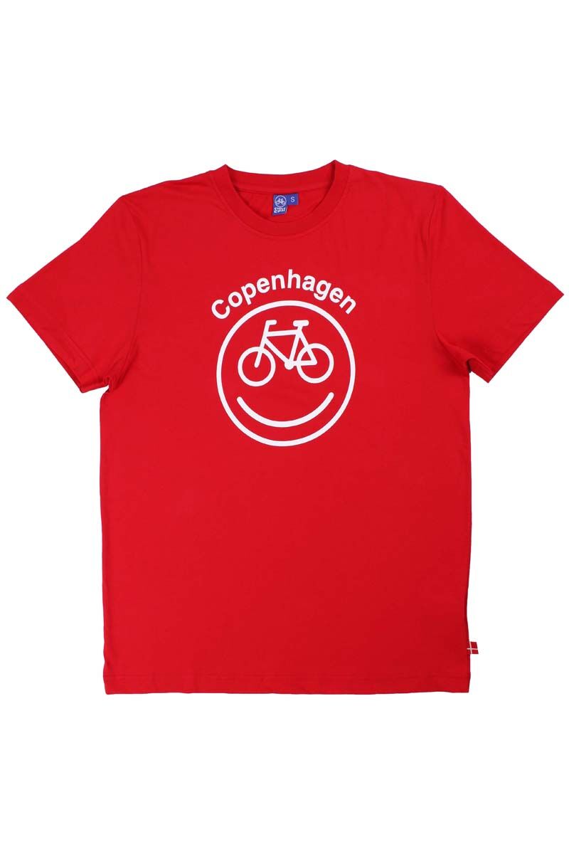 CYCLECPH Smilecycle Tee Red CYCLE (white)