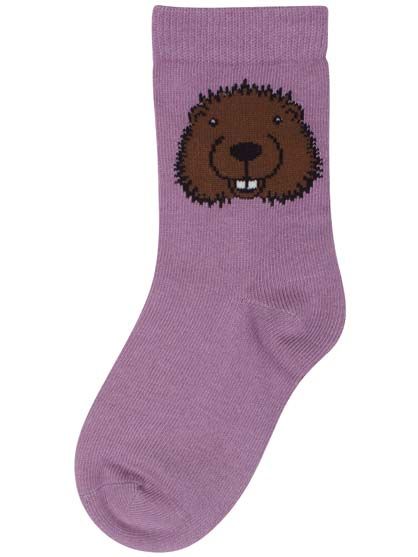 Dyrgalop socks Grey Pink BEAVER