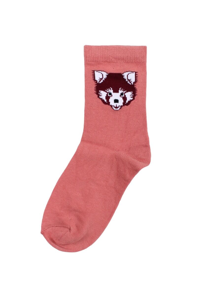 Dyrgalop socks Old Rose ROED PANDA